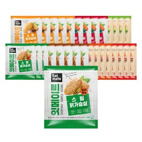 [랭킹닭컴] 잇메이트 스팀 닭가슴살 맛보기, 100g, 30개