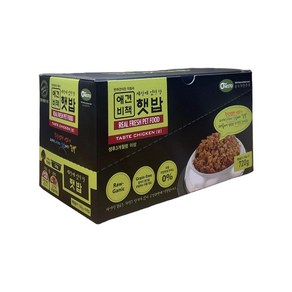 펫퍼스 강아지사료 애견비책 햇밥 720g 습식사료 120g 6개