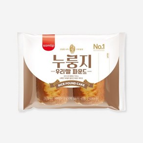 삼립 간식 빵 누룽지 우리쌀 파운드, 10개, 76g