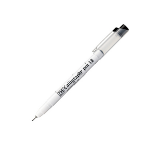 캘리그라피 펜(블랙) Oblique 사선 Squae 직각(옵션선택), 직각 1.0mm(블랙)