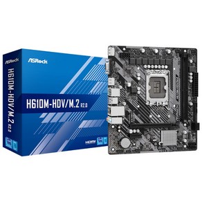 [ASRock] H610M-HDV/M.2 R2.0 D4 에즈윈 (인텔H610/M-ATX), 상세페이지 참조