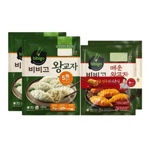 CJ제일제당 비비고 왕교자1.05kg x2 + 매운왕교자 385g x2, 2개