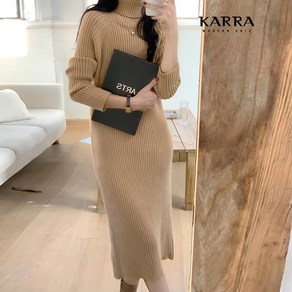 카라 KARRA 터틀넥레글런골지원피스 A4S0204