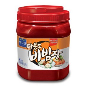 [푸드토스] 면사랑 다용도 비빔장2kg 비빔냉면장 쫄면장 비빔국수 골뱅이무침 냉면 아이스박스포장