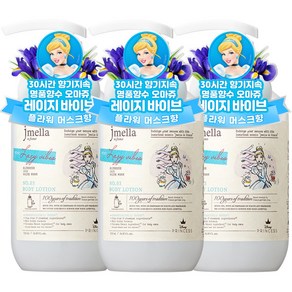제이멜라디즈니 신데렐라 레이지 바이브 퍼퓸 바디로션 500ml, 3개