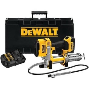 DEWALT 20V MAX 그리스 건 키트 무선 106.7cm(42인치) 길이 호스 10 000PSI 가변 속도 트리거 배터리 및 충전기 포함 (DCGG571M1), 1개