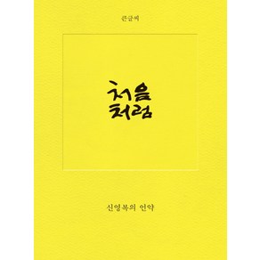 처음처럼(큰글씨):신영복의 언약, 돌베개, 신영복