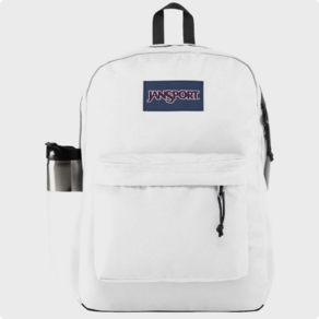 [국내매장정품] 잔스포츠 JANSPORT 백팩 슈퍼브레이크 화이트 JS0A4QUTWHX WHITE