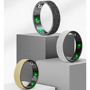 킹콩프로 스마트링 건강 모니터링 피트니스 반지 아이폰 갤럭시 호환 링, 블랙, 12호(내경21.5mm)