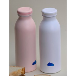 아인스아인 밀크보틀 데일리 텀블러 밀키시리즈 450ml 600ml, 밀키화이트, 1개