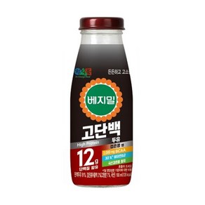 베지밀 고단백 두유 검은콩(병)190mlx40병, 190ml, 40개