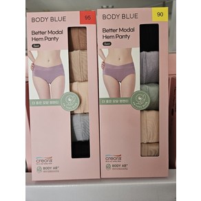 바디블루 bodyblue 모달 햄 팬티 5매 편안한속옷 부드러움 코스트코