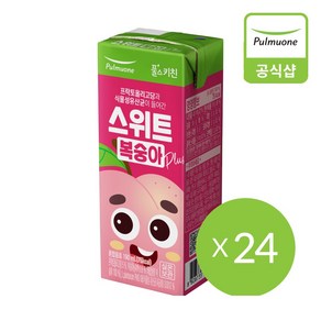 [풀무원] 풀스키친 스위트 복숭아 PLUS 190ml*24개입, 190ml, 24개