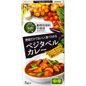 JAPAN HOUSE 베지테리언 채식 커리 117g 5개 야채 비건카레