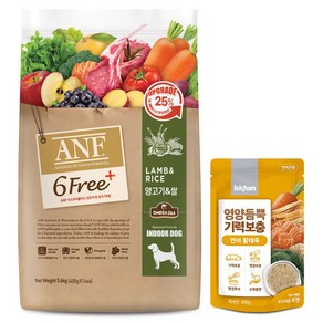 ANF 독 6Fee+ 양고기&쌀 5.6kg+영양듬뿍 연어황태죽 100g, 1개