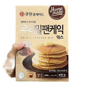 큐원 큐원 우리밀 팬케익 믹스, 430g, 2개