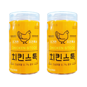 소스락 CHICKEN STOCK TABLET 치킨스톡 초간편 치킨육수, 240g, 2개