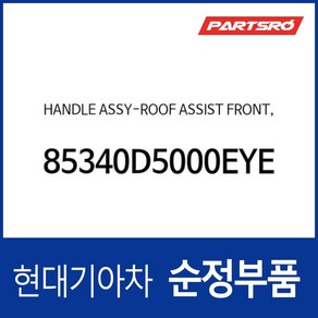 실내 천장 손잡이 앞좌석 운전석쪽 (베이지) (85340D5000EYE) 스타리아 (US4), 1개