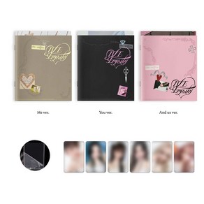 [공식특전 대제전ve 1종:+탑로더GIFT]아이브 앨범 엠파시 레블하트 애티튜드 미니앨범 3집 정품 포카 포토카드 미공포 굿즈 사운드웨이브 (IVE EMPATHY) 특전포함, [브라운Me]+특전대제전1종+GIFT
