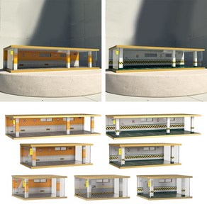 다이캐스트 주차장 자동차모형 토미카 디오라마 전시디오라마 1:32 주차장 장면 266