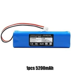 로봇 청소기 배터리 진공 충전식 리튬 이온 샤오미 Lydsto R1 Viomi S9 Roidmi Eve 12800mAh