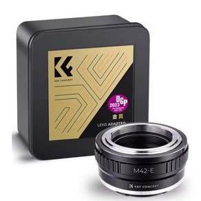 KnF M42-NEX 렌즈 어댑터 M42 마운트 렌즈 - 소니 E 바디 (뒤캡옵션) M42 Lens to Sony E adapter (E cap option)