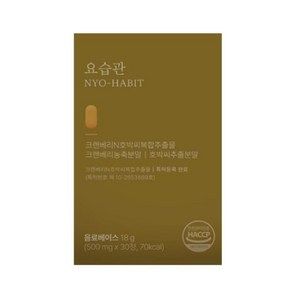 BK웰 요습관 500mg x 30정 1박스, 1개