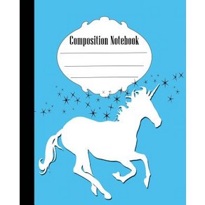 (영문도서) Composition Notebook: Fun Unicon Composition Notebook Wide Ruled 7.5 x 9.25 in 100 pages bo... Papeback, Independently Published, English, 9781073113934