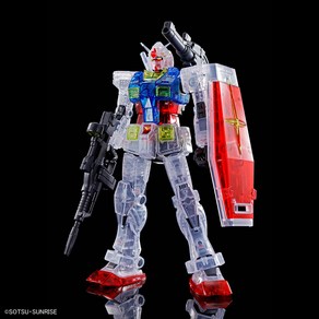 HG RX-78-02 퍼스트 건담 디 오리진 Ve. 클리어 컬러 한정판, 1개