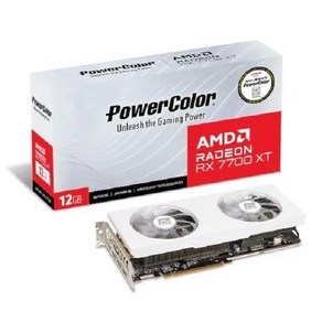 PoweColo PoweColo 라데온 RX 7700 XT D6 12GB White 대원씨티에스, RX7700XT