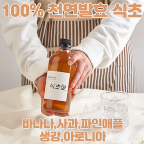 마시는 천연 자연 발효 과일 식초 사과 파인애플 생강 아로니아 바나나 식초