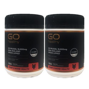 고헬씨 GO MUSSEL 초록입홍합 19000mg 300캡슐 - 2통, 300정, 2개