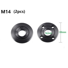 앵글 그라인더 디스크 홀더 너트 세트 M14 스레드 교체 앵글 그라인더 내부 외부 플랜지 너트 5/8-11 M16 2, 2개, 02 2pcs M14