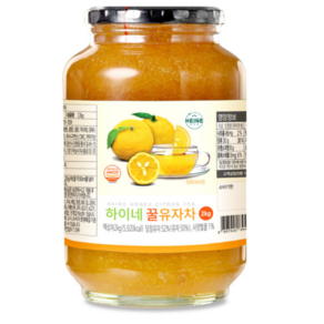 하이네 꿀 유자차 2kg /안전포장, 1개