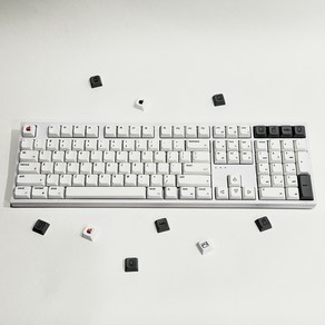 타닥 애플 레트로 한무무 기계식 키보드 XDA PBT 염료승화 127키 키캡