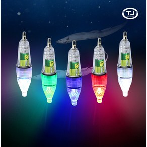 TJ코리아 LED 갈치 수중 집어등 점멸형 단색 7색 바다 (TJ코리아 LED 갈치집어등), 갈치집어등 17cm/블루