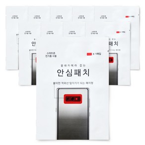 안심패치 붙이는 몰래카메라 탐지기 3매입 X 3박스 국내 해외 여행필수품 몰카탐지기, 1개, 혼합색상