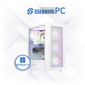 쌔빙PC 윈포함 11 12 13세대 라이젠5600 게이밍 컴퓨터 모음, 기본형(RAM 16G+NVME 1TB), 게이밍13번