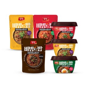 동원 양반 비빔드밥 컵밥 포켓 6종 세트 불고기 돌솥 매운참치 짜장밥