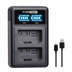 호환 니콘 Z50 Z30 ZFC 카메라용 EN-EL25 배터리 EN EL25 1680mAh, 1개