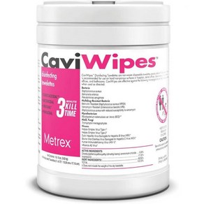 Cavi Wipes - 일회용 살균세척기 헬스케어 소독 물티슈 160개