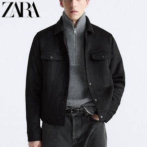 ZARA 자라 라펠 칼라넥 에코 스웨이드 자켓 2컬러 Z1200