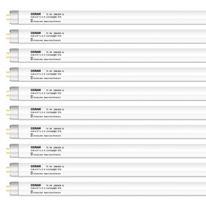 오스람 T5 형광등 HE 28W 865 주광색 SL, 10개