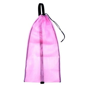 오리발가방 핀가방 다이빙가방 다이빙 스노클링 수영용 메쉬 가방 핀, [01] Pink, Pink