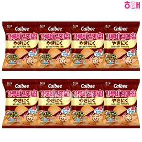 (트레이딩제이)해태 가루비 감자칩 야키니쿠맛 55g, 8개