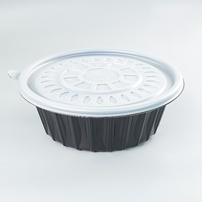 195파이 (소) 냉면/칼국수용기, 1개입, 200개, 검정 200 SET