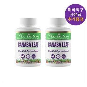 파라다이스허브 바나바잎 250mg 180정 2개 파라다이땡 약들약 고약사 사은품 증정