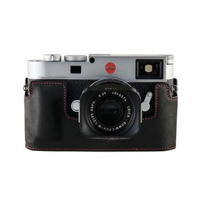 오버베르트 Leica M11 Half Case - Hydrophobic/Open Type Black - Red