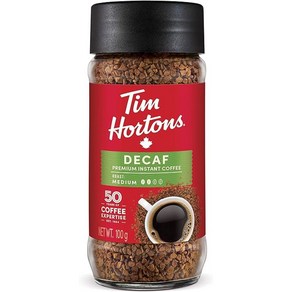 (캐나다 직구) 팀홀튼 프리미엄 인스턴트 커피 Tim Hotons Pemium Instant Coffee, 1개, 100g