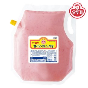 오뚜기 딸기요거트 드레싱 2kg ice, 1개